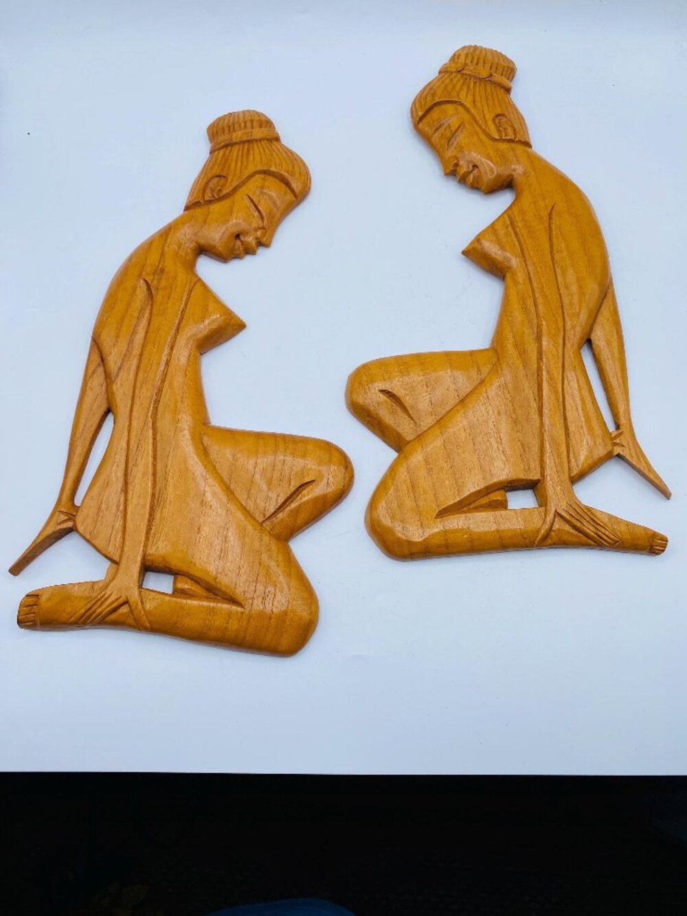 2 wood wall Wall Plaques MCM Nude Females Thailand Philippines